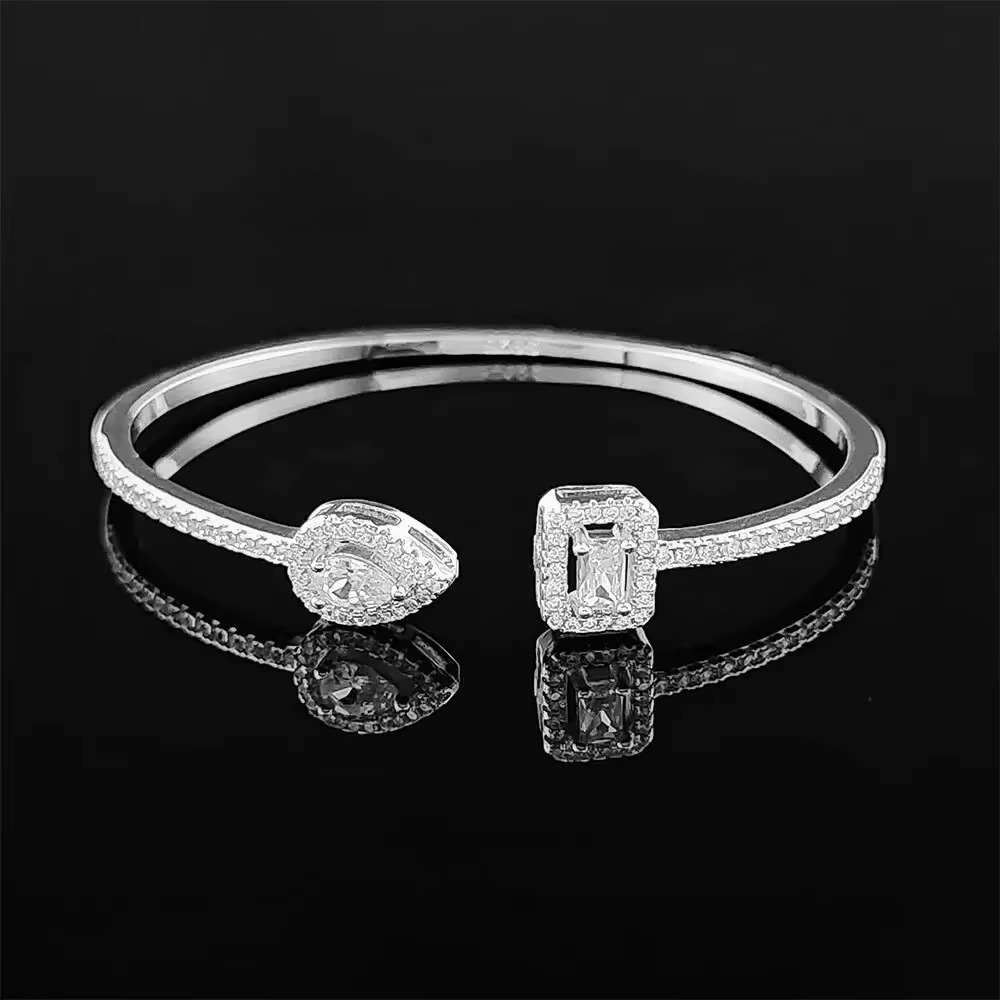 The 'Elegance Cuff' Gemstone Bangle - Limited Edition