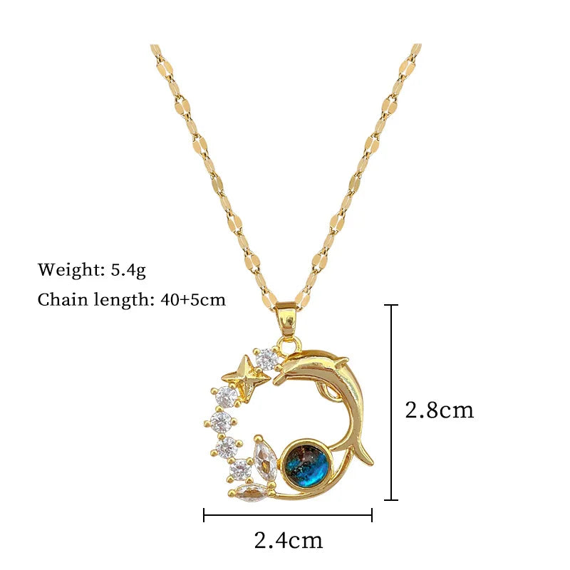 Galaxy Pendant Necklace β 7 Designs, Gold/Silver, Hypoallergenic