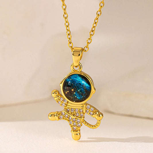 Galaxy Pendant Necklace – 7 Designs, Gold/Silver, Hypoallergenic