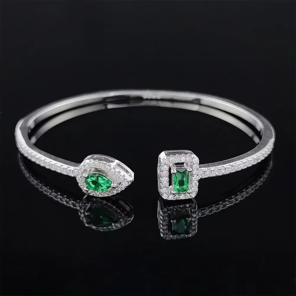 The 'Elegance Cuff' Gemstone Bangle - Limited Edition
